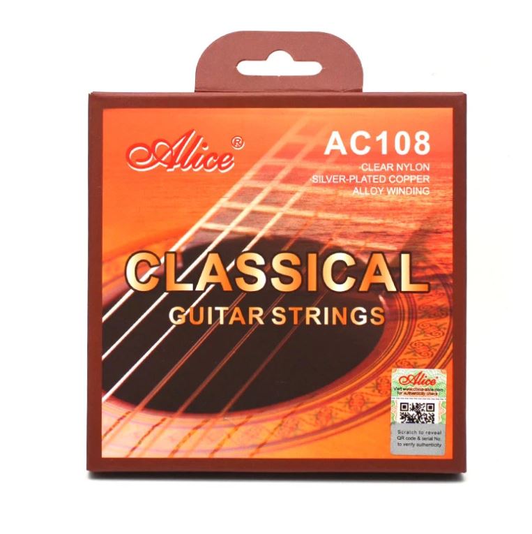 cuerdas individuales de guitarra clásica Alice AC108 ,nylon calibre normal