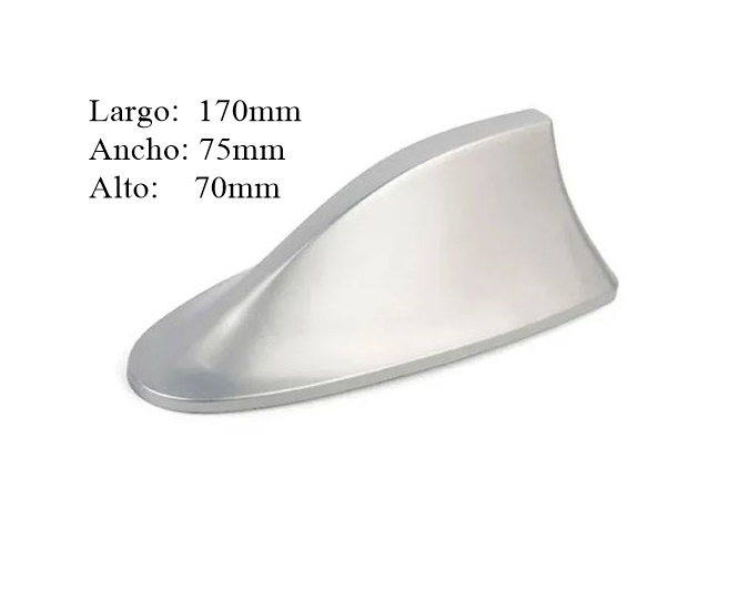 Antena Universal de aleta de tiburón para Auto Plata