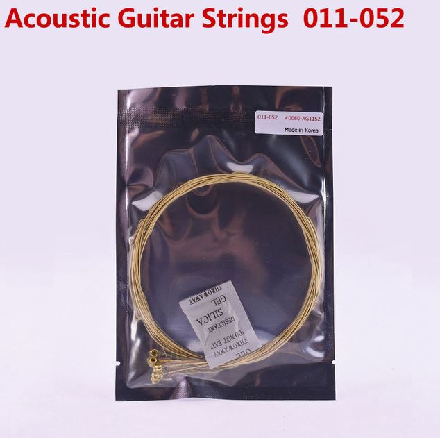 Cuerdas para guitarra Electroacústica  calibre 0.11