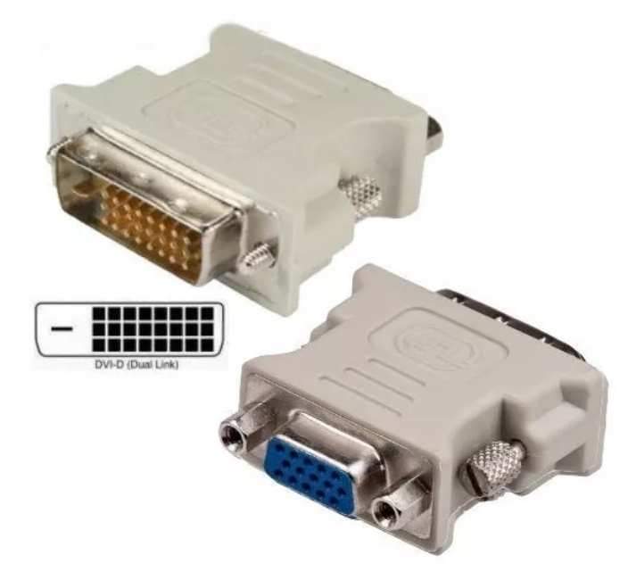 Adaptador DVI-i 24+1  A VGA