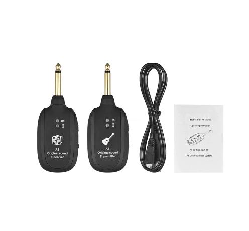 Transmisor Inalámbrico A8  (730 Mhz , 50 M , Para Guitarras Eléctricas , Bajo , Violín)