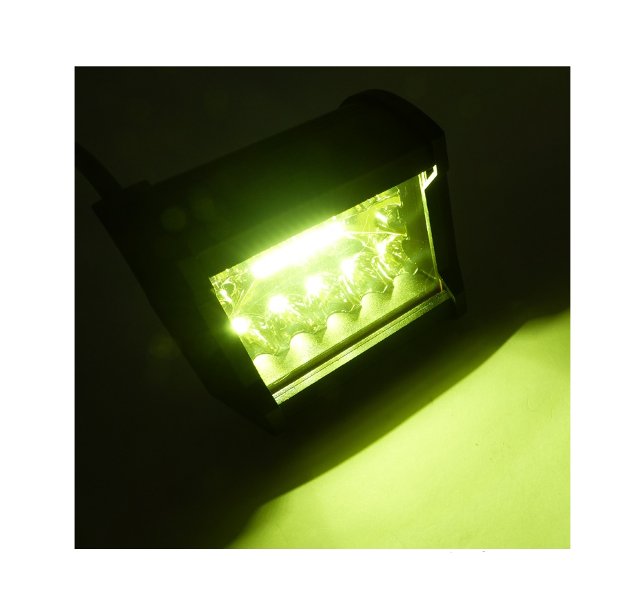 Neblinero LED Amarillo ,Par, Rectangular, 12/24 Volt, Set X 2 Unidades