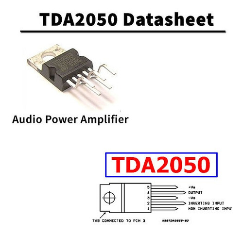 Tda2050 Amplificador De Audio Clase Ab