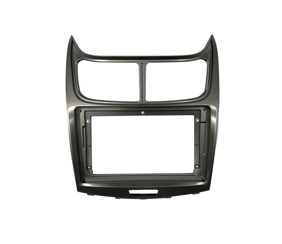 Bisel 9" Chevrolet Sail Classic 2010 al 2014 color gris oscuro