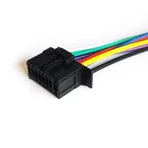 Ramal cables para Radio  Pioneer, conector estándar ISO de 16 Pines fusible izquierda