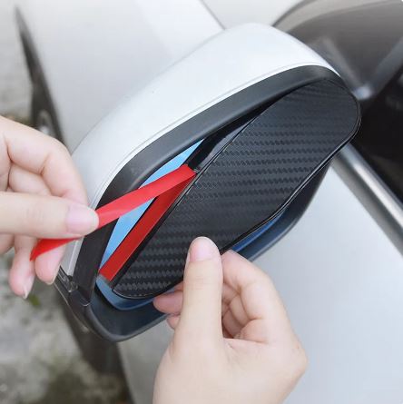 Aleta Bota Agua de retrovisor fibra de carbono x 2