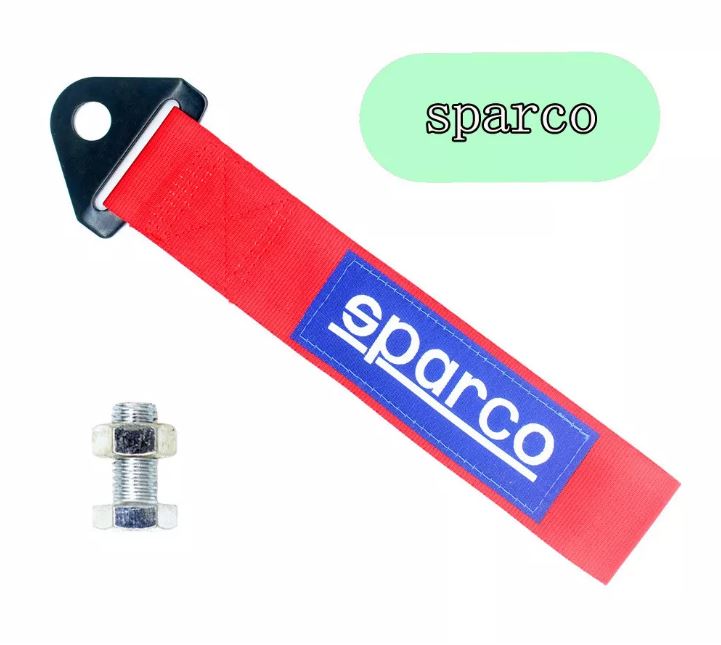 Gancho De Remolque Auto Tuning Universal  Sparco  Rojo
