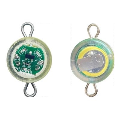 Señuelo de pezca luminoso con forma de ojo