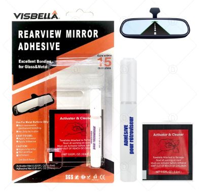 Adhesivo (Pegamento) para espejo retrovisor de coche.