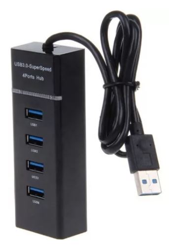 Hub Usb 4 Puertos Usb 3.0 Super Speed 5 Gbps Led