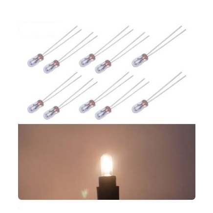 Ampolleta Halógena T3 , 24V  blanca