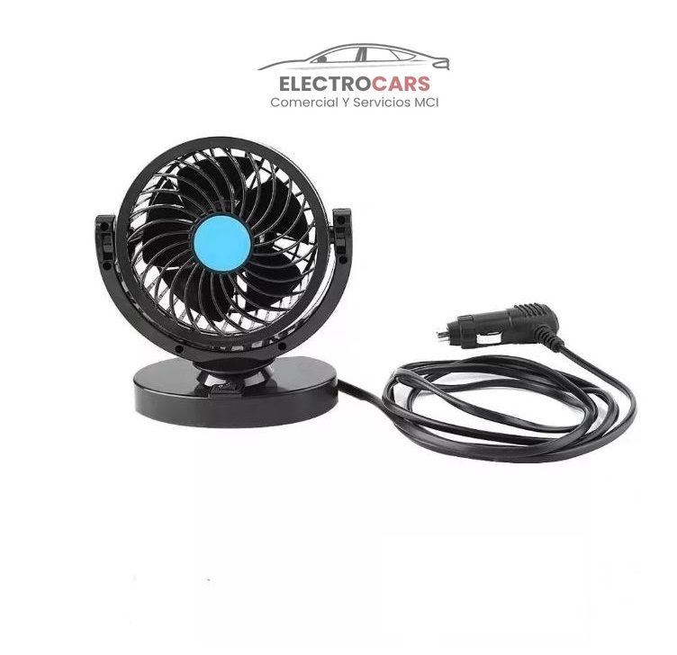 Ventilador Automóvil 12v Accesorio Vehículo 360° 13cm Camión