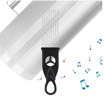 Raspador de Metal Guiro para banda, instrumento latino de percusión