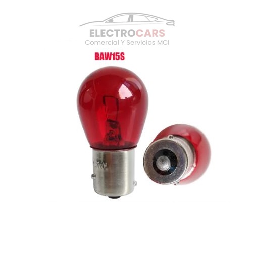Ampolleta halógena roja BAW15S