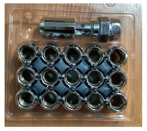 Tuercas De Seguridad Con Llave M12 x 1.5mm, Set X 16 Pcs para Auto