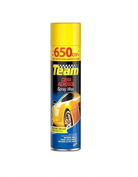 Cera aerosol Team Automóvil