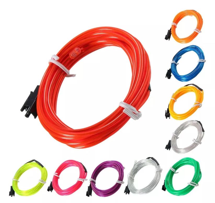 Tira de luz Neón Azul USB 3 Metros