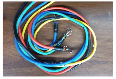 Ligas de resistencia para hacer ejercicio