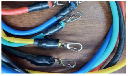 Ligas de resistencia para hacer ejercicio