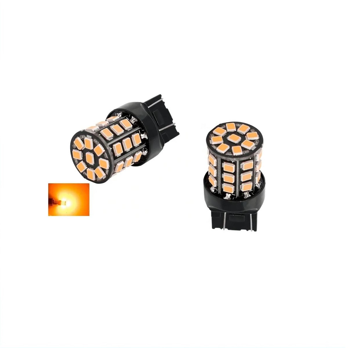 Ampolleta led  1 contacto  T20 Ambar