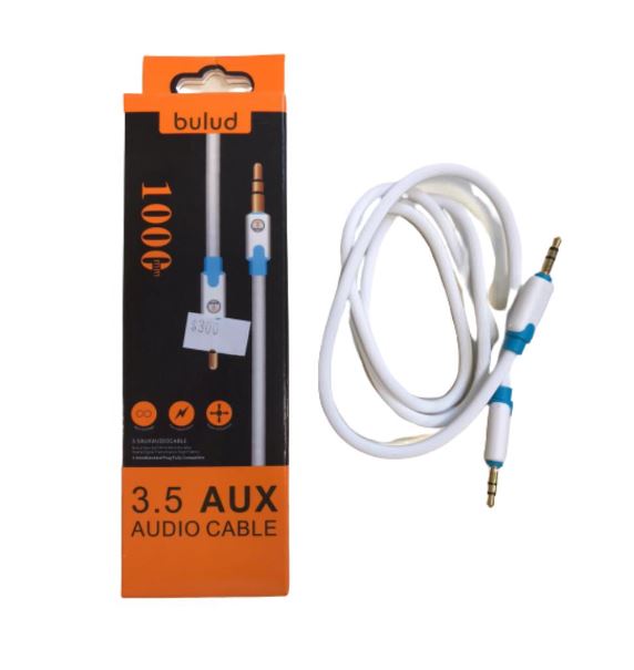 Cable Auxiliar plug 3.5mm de 1 Metro