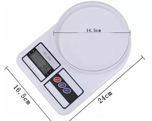 Balanza Pesa Digital Para Cocina Comercio De 0 A 10kg