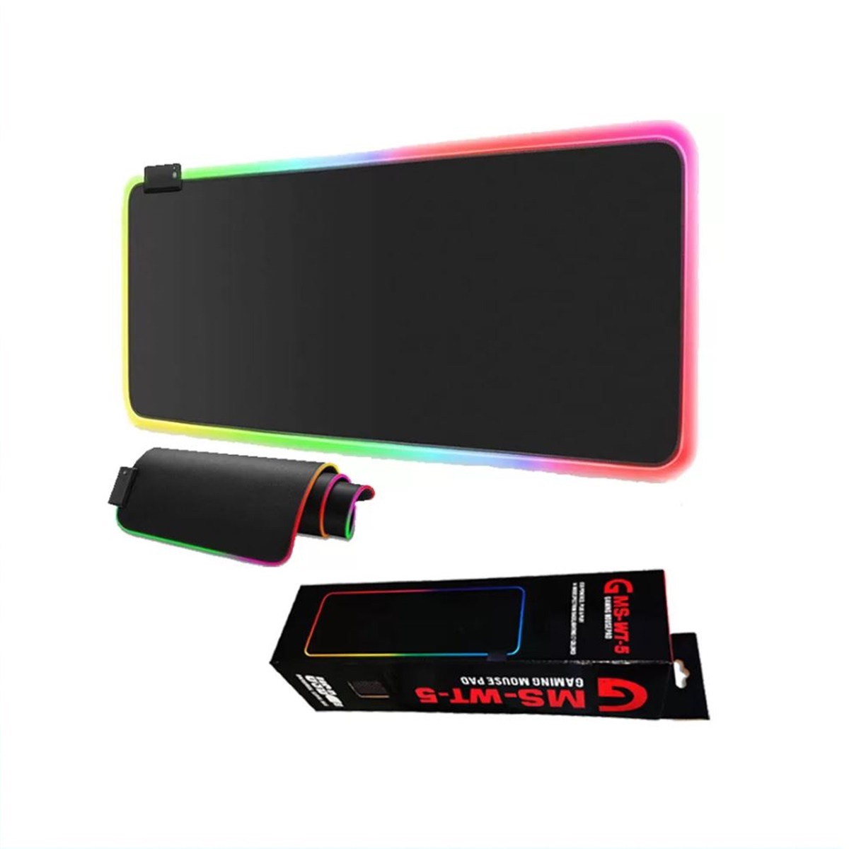 Mouse Pad Gamer Xl RGB Retroiluminado Gms-wt-5 80x30x0.4cm