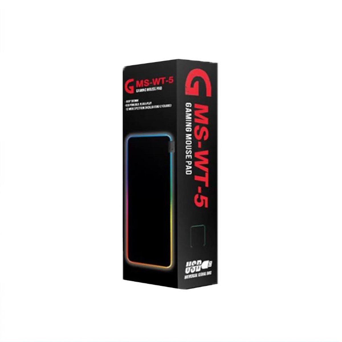 Mouse Pad Gamer Xl RGB Retroiluminado Gms-wt-5 80x30x0.4cm