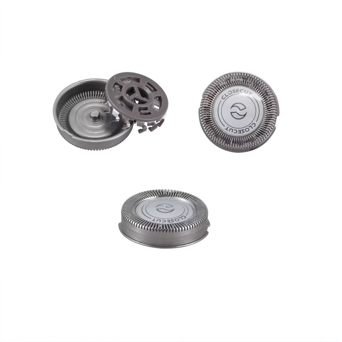 Cabezal de repuesto de 3 uds para philips closecut  HQ