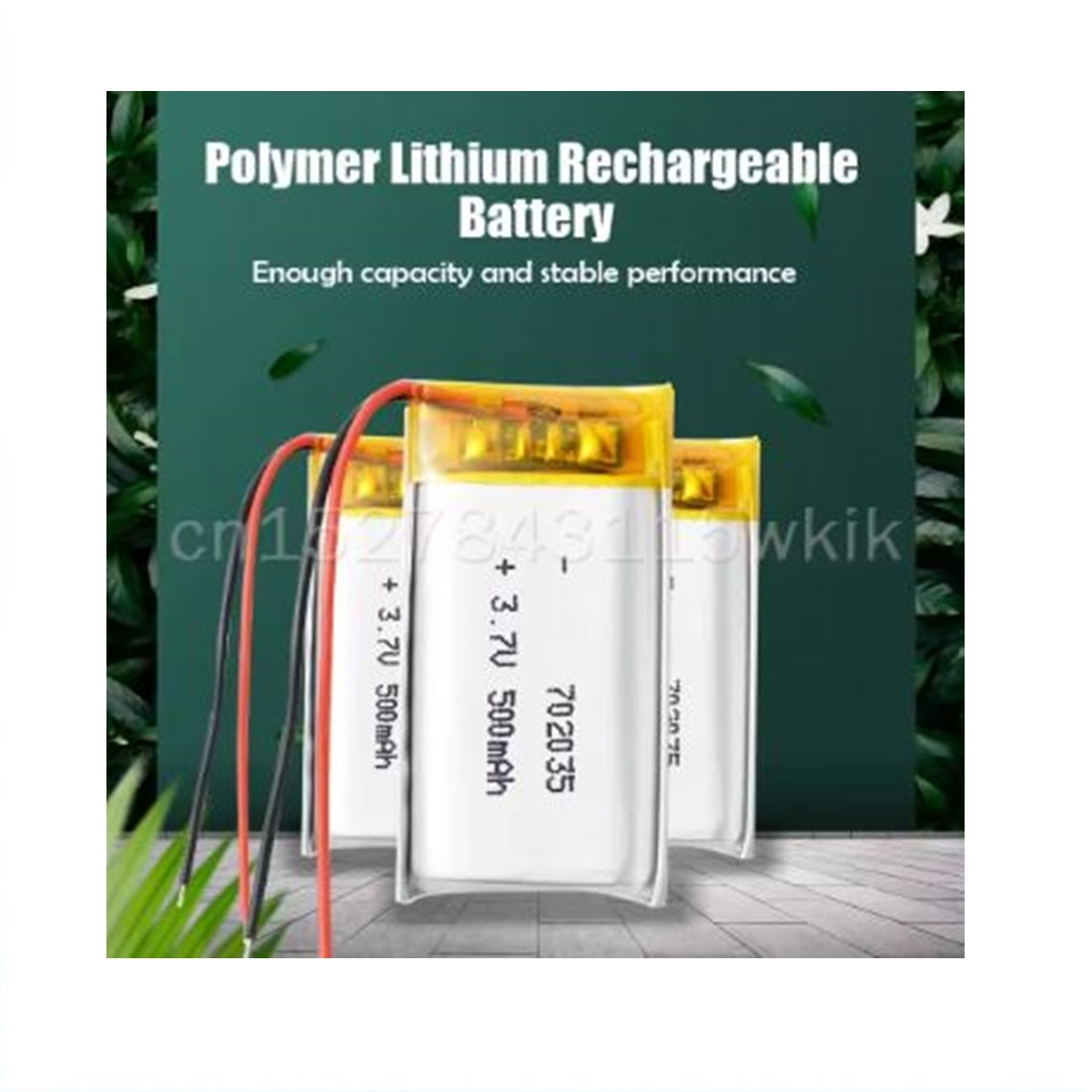 Batería recargable polímero de litio Lipo Li-ion 702035 3,7 V 500mAh