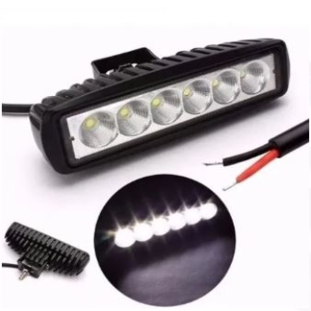 Pack 2 Foco Led Focos Neblineros Led Barra Led 4x4 18w