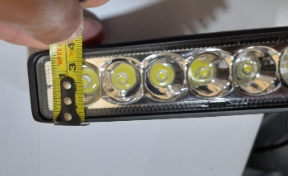 Pack 2 Foco Led Focos Neblineros Led Barra Led 4x4 18w