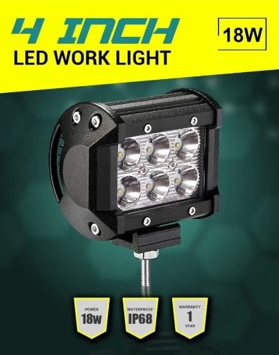 Neblineros Barra Led 18w x2 Blanco