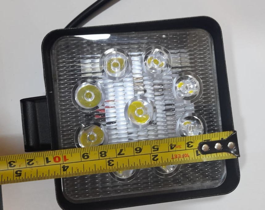 Neblinero Cuadrados,  9 Led ,  27w  2 unidades  (Par)