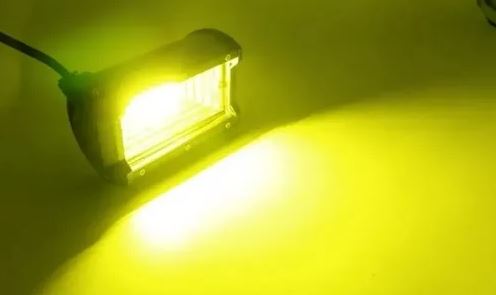 Neblineros Autos Luz Led Barra de  72w Amarilla x2