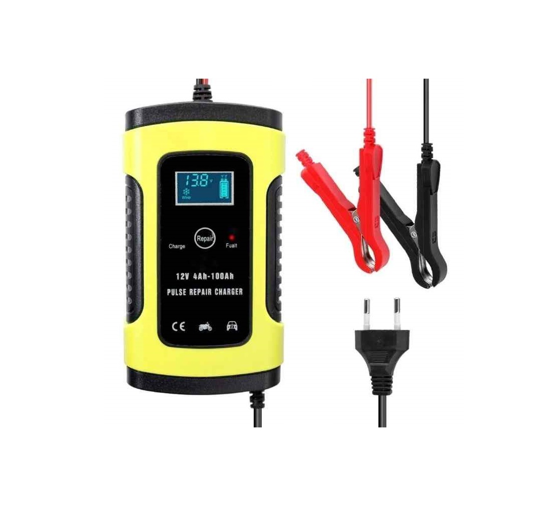 Cargador de baterias auto 12v 4AH hasta 100AH