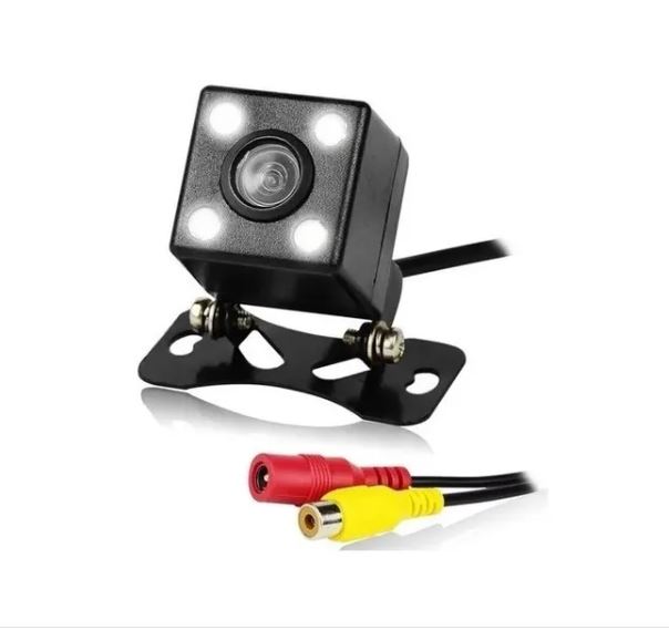 Cámara Auto Retroceso cuadrada Visión Nocturna 4 Led Ip67