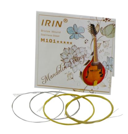Cuerdas de mandolina M101 marca IRIN   set completo