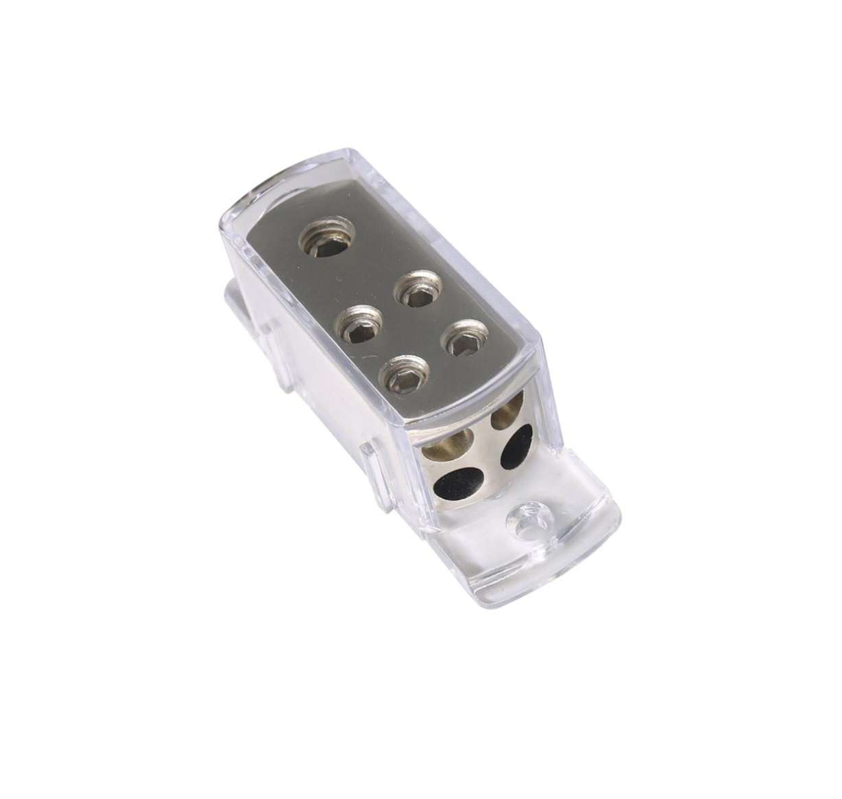 Distribuidor de Voltaje 4 vías instalación amplificador auto