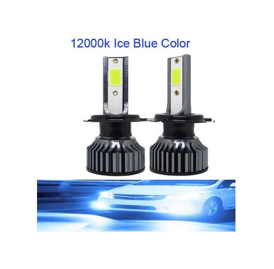 Ampolletas led azul hielo  conector H11 , 12000k