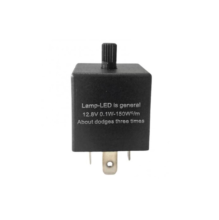 Relé Universal de  intermitentes ajustable  LED , CF14-KTJL, 12V, 24V
