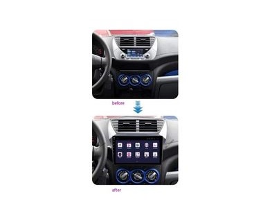 Bisel 9" + Radio android 9"  suzuki celerio o alto 2009-2013