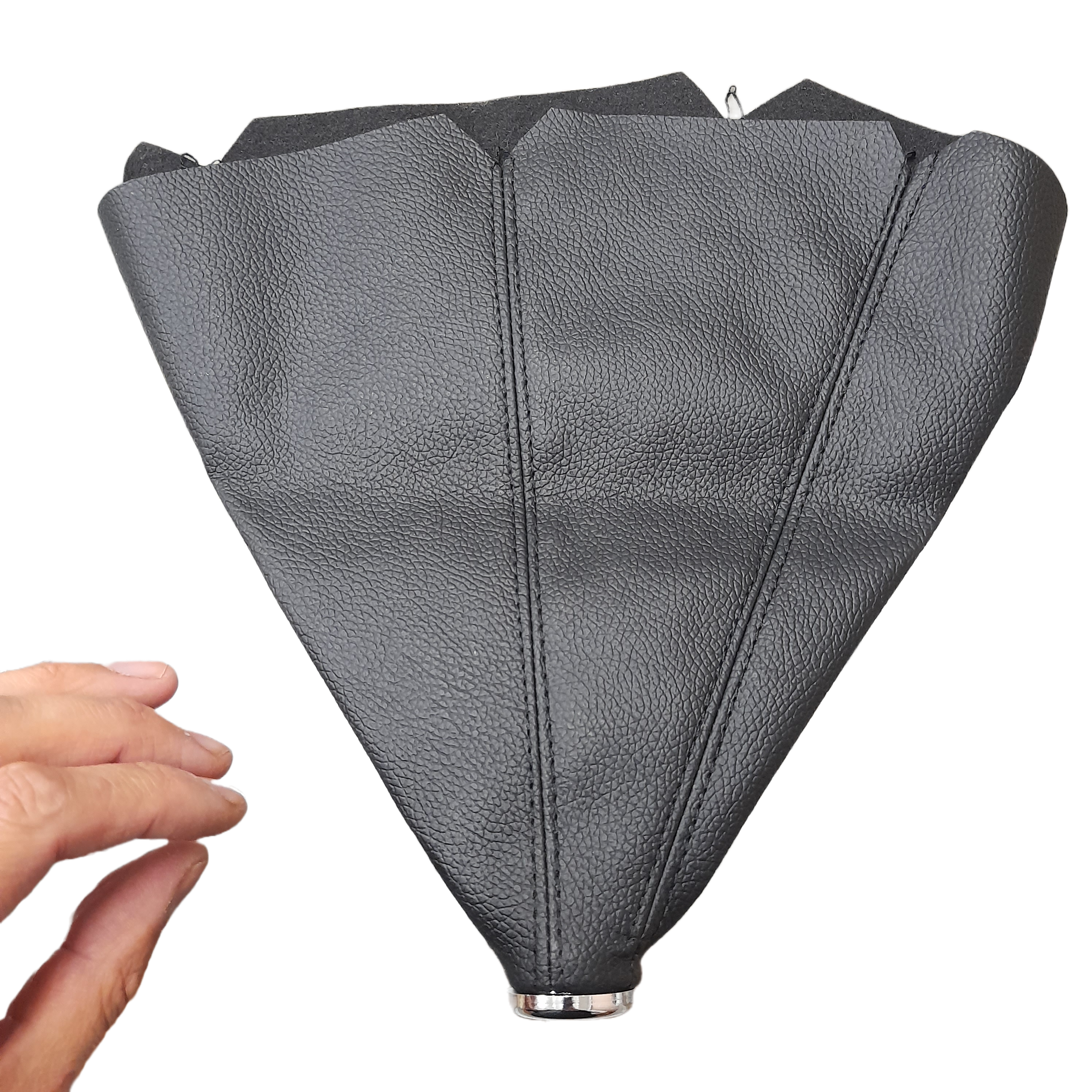 Cubierta universal de cuero PU sintético gamuza para palanca de cambios