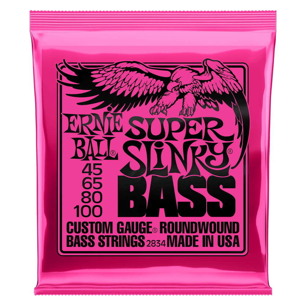 CUERDAS DE BAJO 4 SUPER SLINKY NICKEL WOUND BAJO ELÉCTRICO 4 CUERDAS