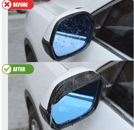 Aleta Bota Agua de retrovisor fibra de carbono x 2