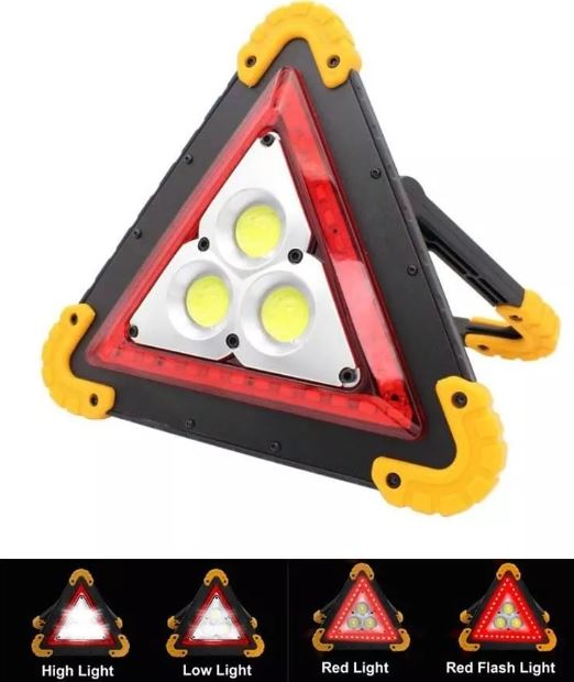 triangulo de emergencia Led Carga Solar