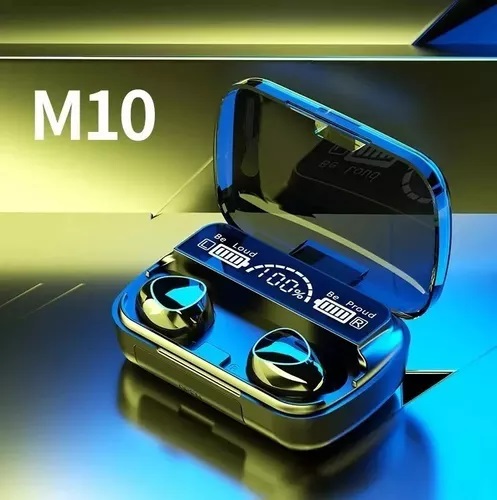 Audífonos Inalámbricos Bluetooth V5.3 M10 Con Powerbank Integrada