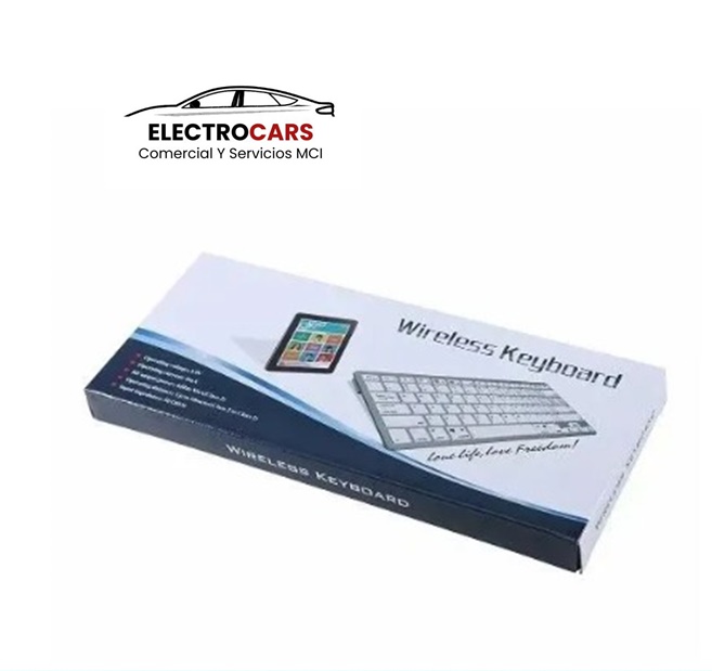 Teclado Bluetooth, teclado inalámbrico BK-3001 (RTT-KBD-0233) Color Plateado