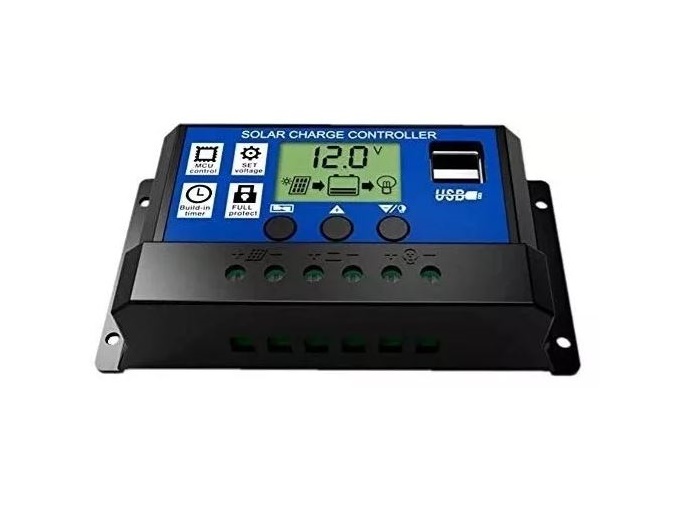 Controlador de Carga Solar 12/24v, 20A