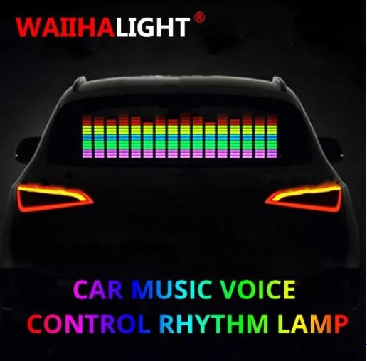 Ecualizador LED Automóvil al ritmo de la Música 90 cm x 25 cm